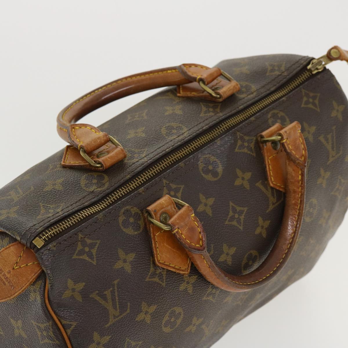 LOUIS VUITTON Monogram Speedy 30 Hand Bag M41526 LV Auth th2927