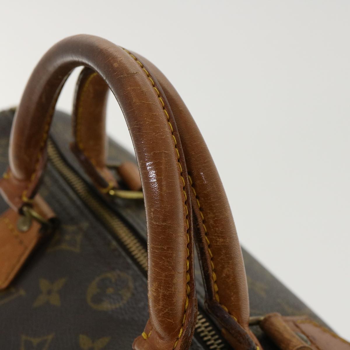 LOUIS VUITTON Monogram Speedy 30 Hand Bag M41526 LV Auth th2927