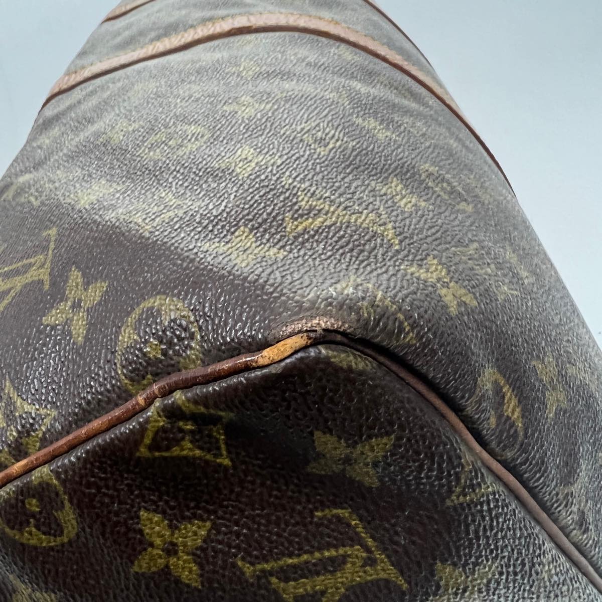 LOUIS VUITTON Monogram Keepall 55 Boston Bag Vintage M41424 LV Auth th2932