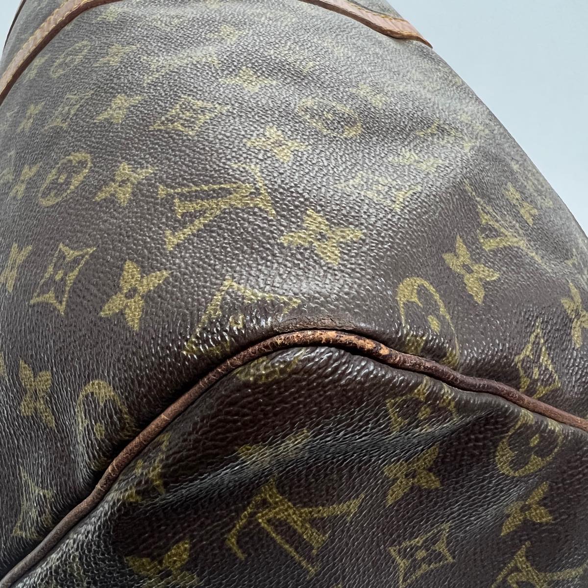 LOUIS VUITTON Monogram Keepall 55 Boston Bag Vintage M41424 LV Auth th2932