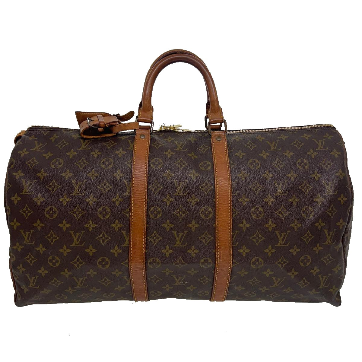 LOUIS VUITTON Monogram Keepall 55 Boston Bag Vintage M41424 LV Auth th2932