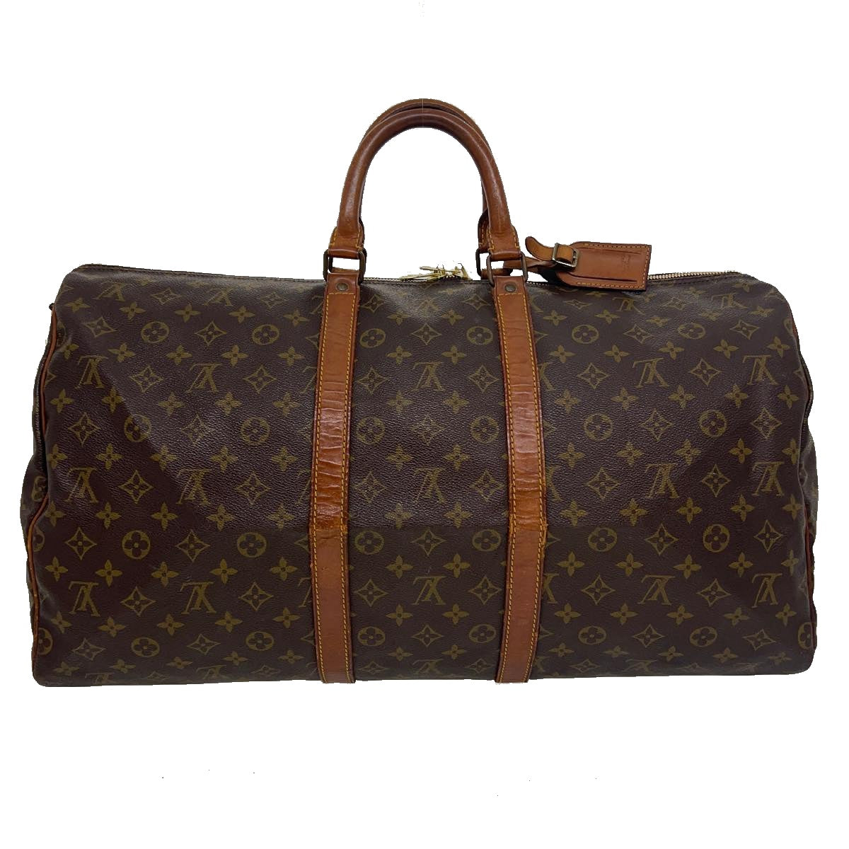 LOUIS VUITTON Monogram Keepall 55 Boston Bag Vintage M41424 LV Auth th2932