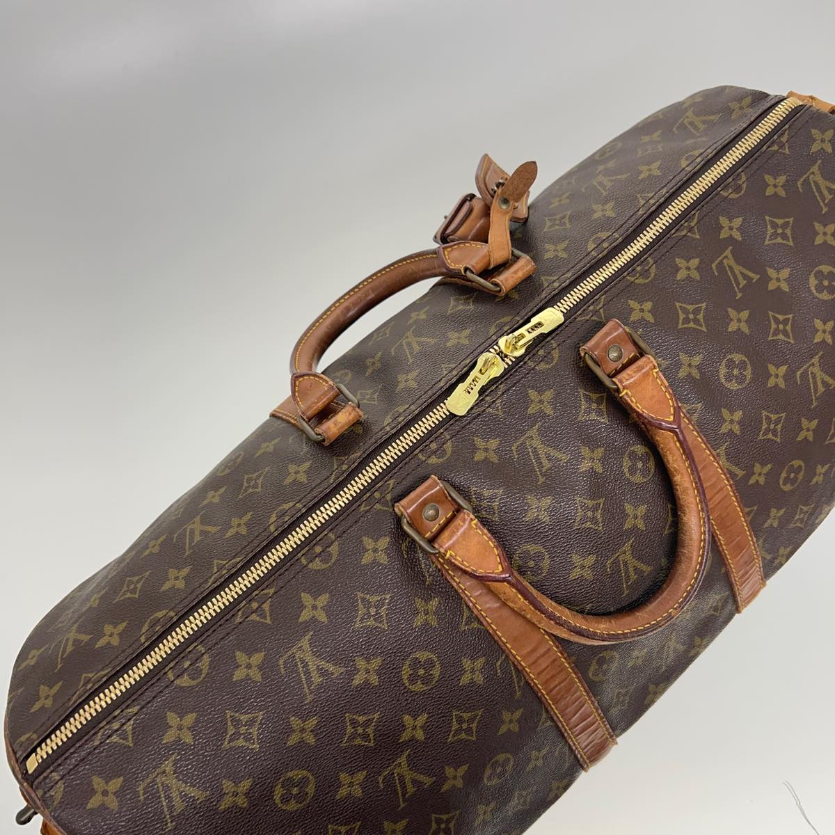 LOUIS VUITTON Monogram Keepall 55 Boston Bag Vintage M41424 LV Auth th2932