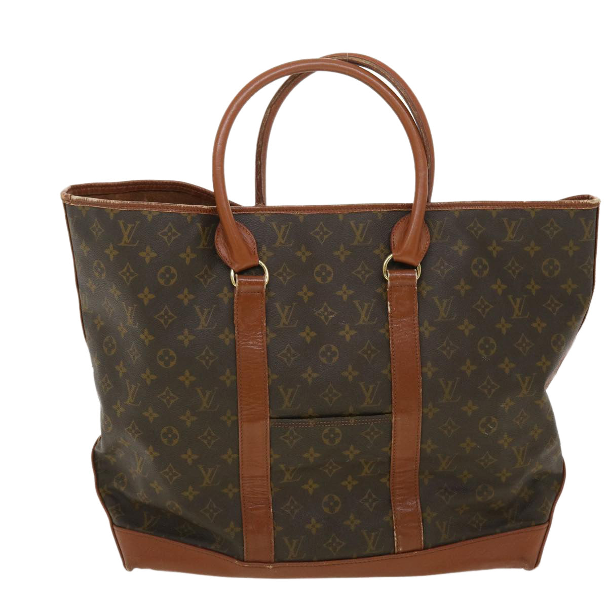 LOUIS VUITTON Monogram Sac Weekend GM Tote Bag M42420 LV Auth th2958 - 0