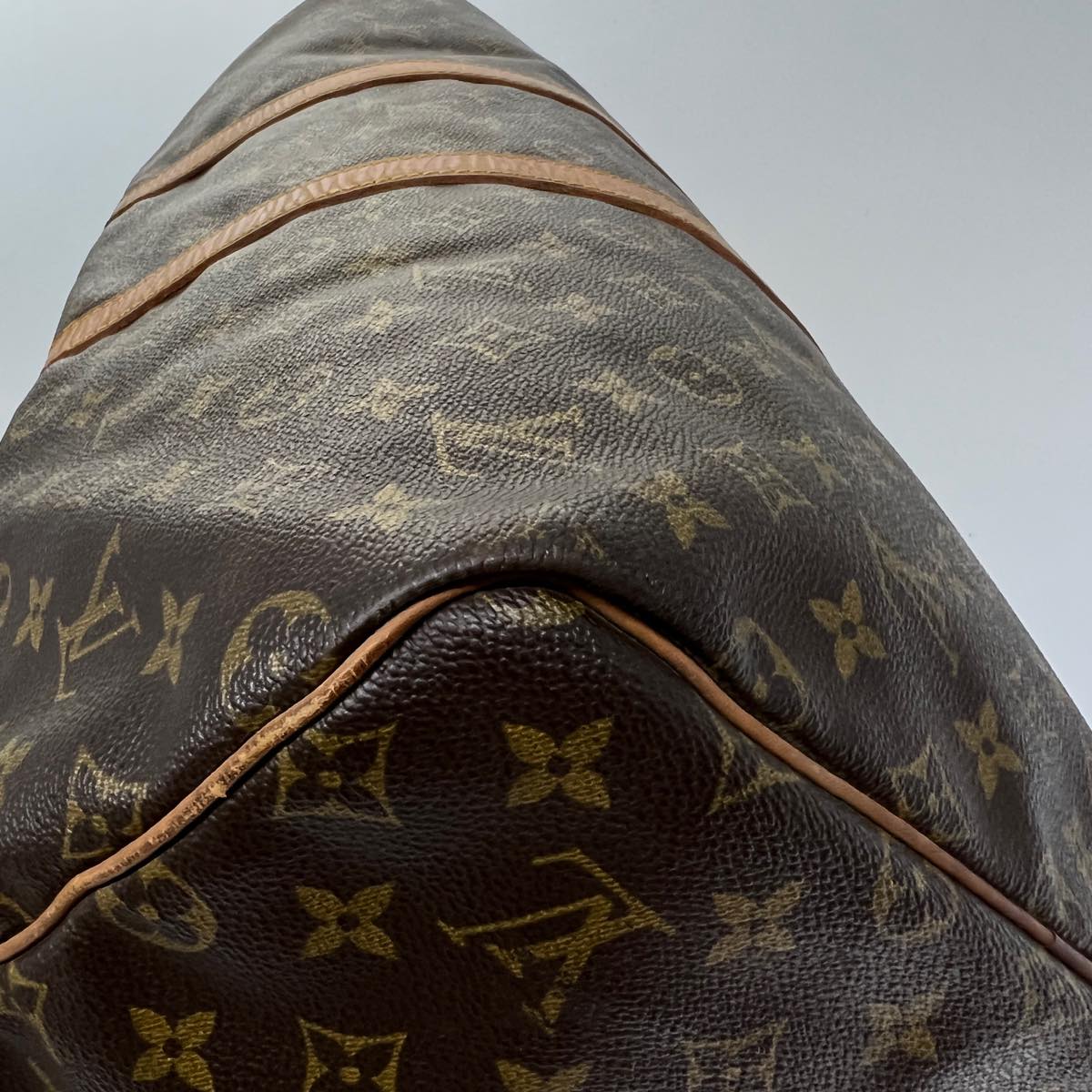 LOUIS VUITTON Monogram Keepall 55 Boston Bag M41424 LV Auth th2969