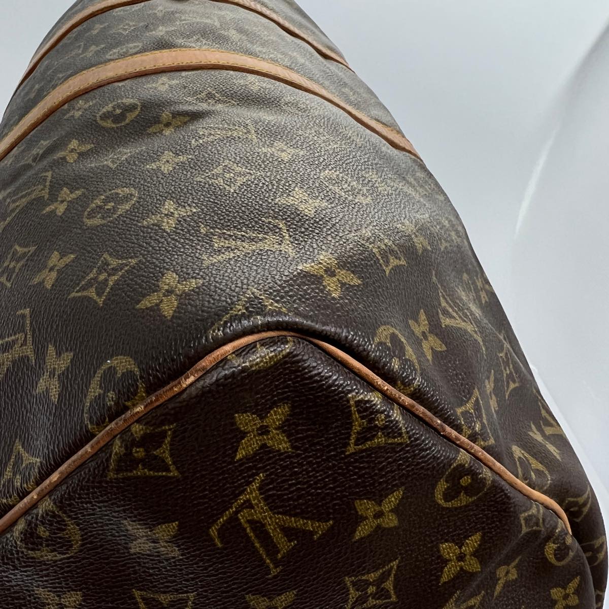 LOUIS VUITTON Monogram Keepall 55 Boston Bag M41424 LV Auth th2969