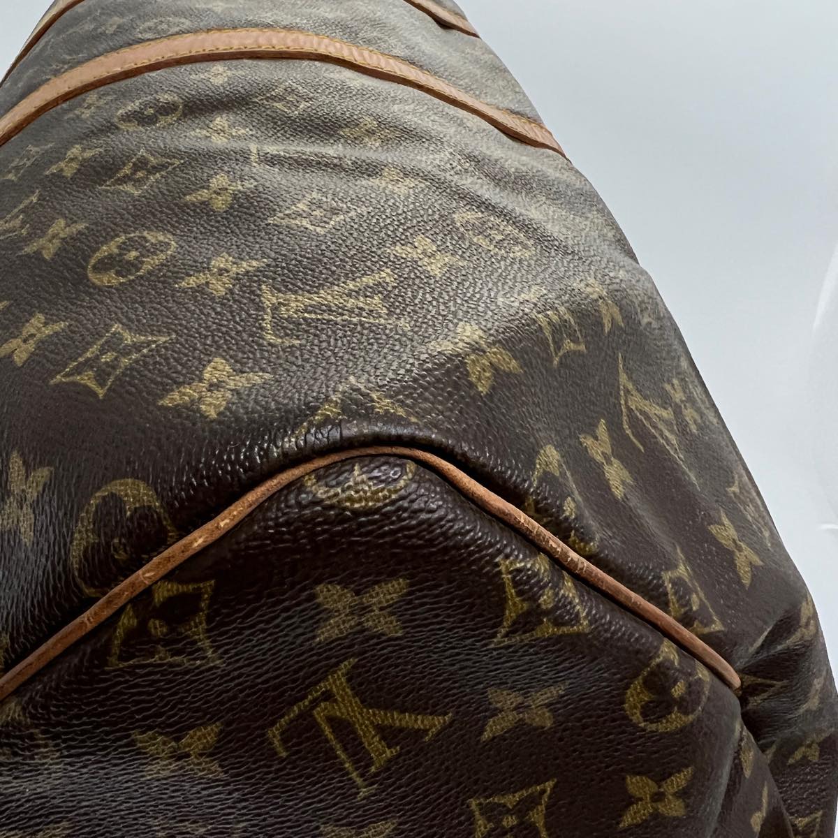 LOUIS VUITTON Monogram Keepall 55 Boston Bag M41424 LV Auth th2969