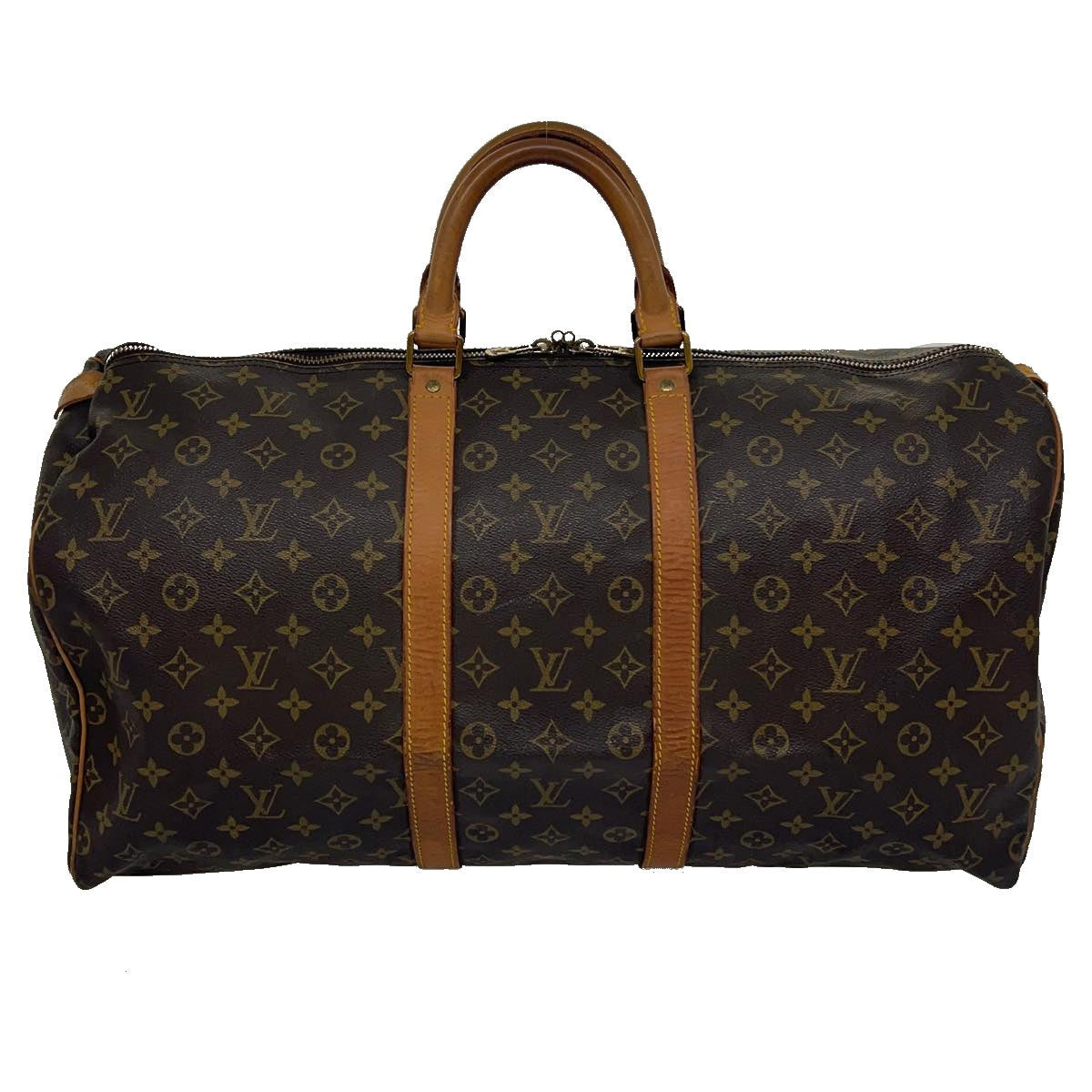 LOUIS VUITTON Monogram Keepall 55 Boston Bag M41424 LV Auth th2969