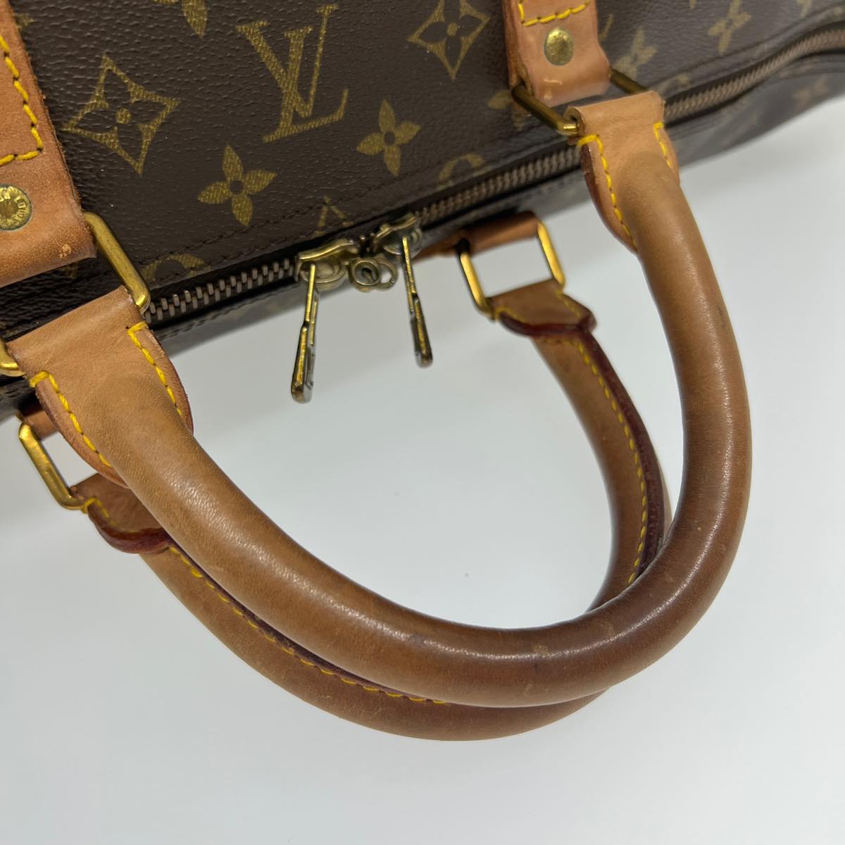 LOUIS VUITTON Monogram Keepall 55 Boston Bag M41424 LV Auth th2969