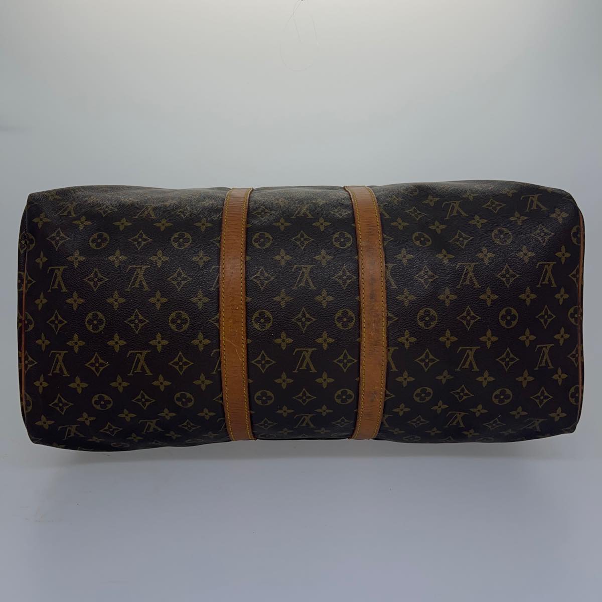 LOUIS VUITTON Monogram Keepall 55 Boston Bag M41424 LV Auth th2969