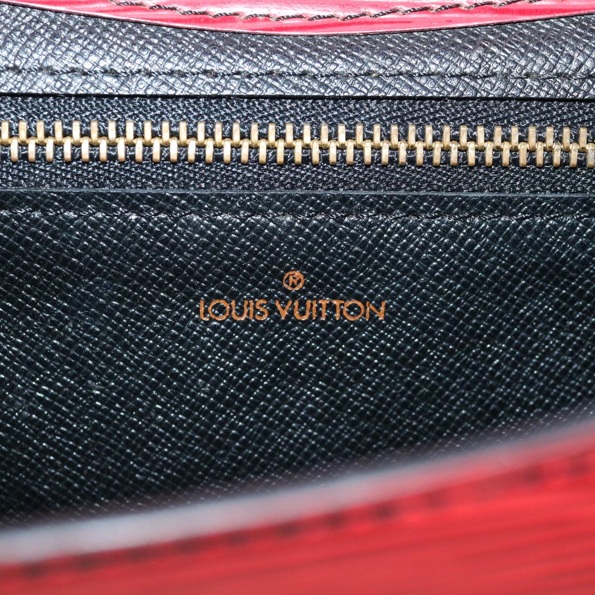 LOUIS VUITTON Epi Epi Montagne Clutch Bag Red M52657 LV Auth th3016