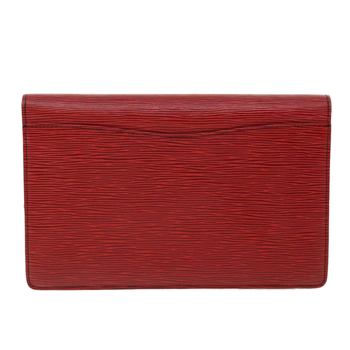 LOUIS VUITTON Epi Epi Montagne Clutch Bag Red M52657 LV Auth th3016 - 0