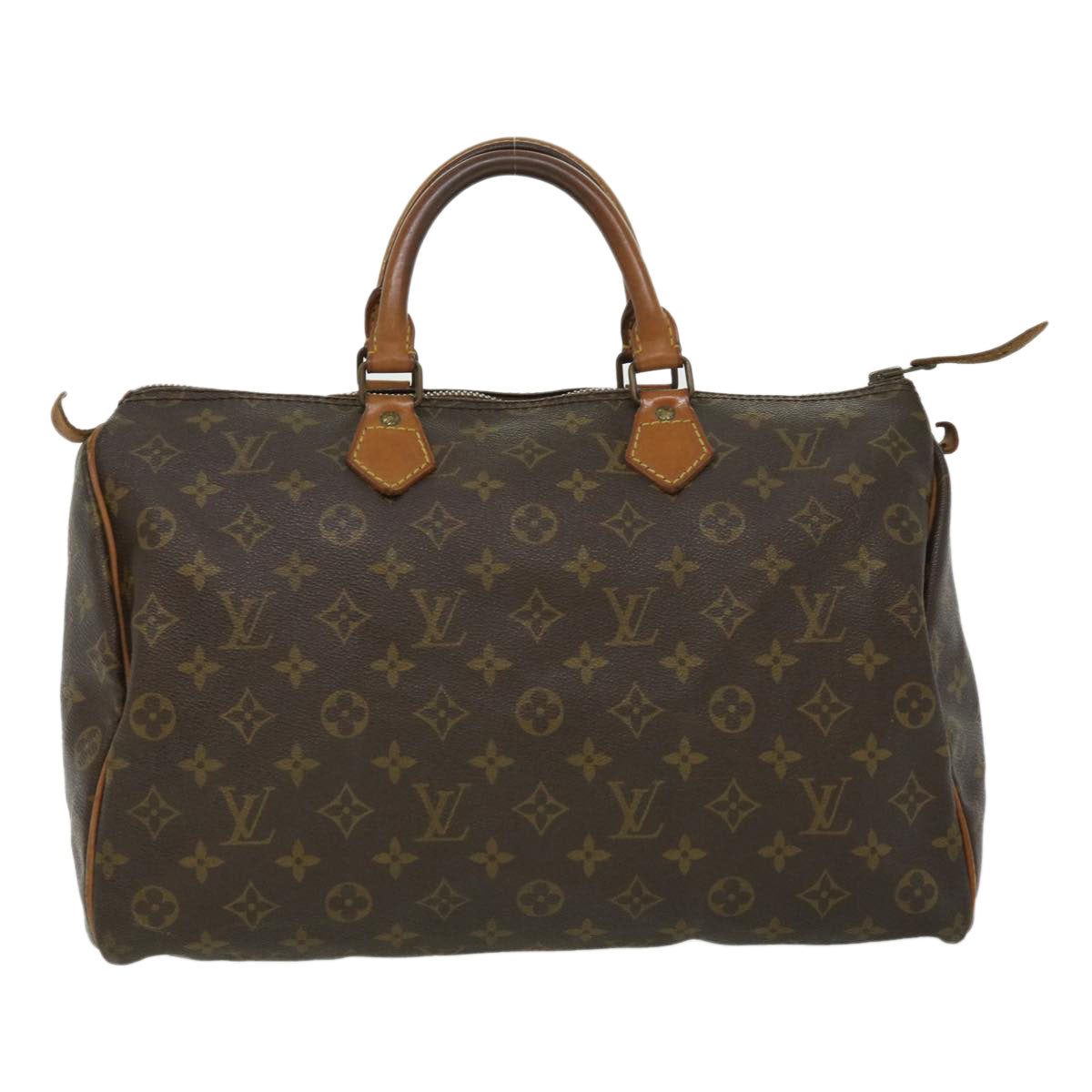 LOUIS VUITTON Monogram Speedy 35 Hand Bag Vintage M41524 LV Auth th3021