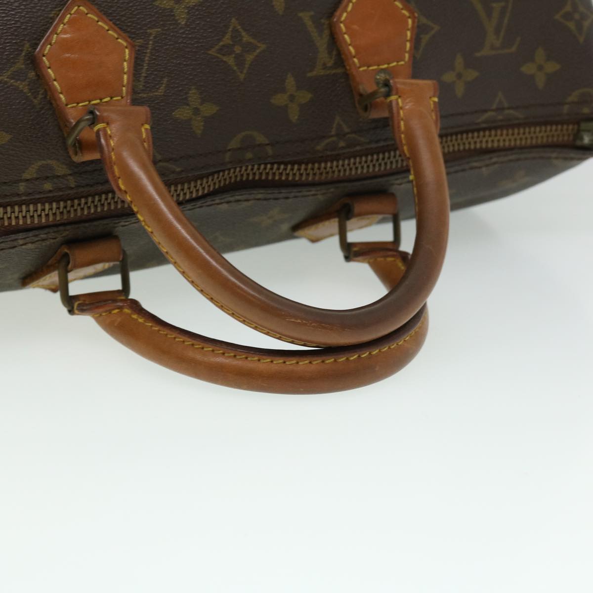 LOUIS VUITTON Monogram Speedy 35 Hand Bag Vintage M41524 LV Auth th3021