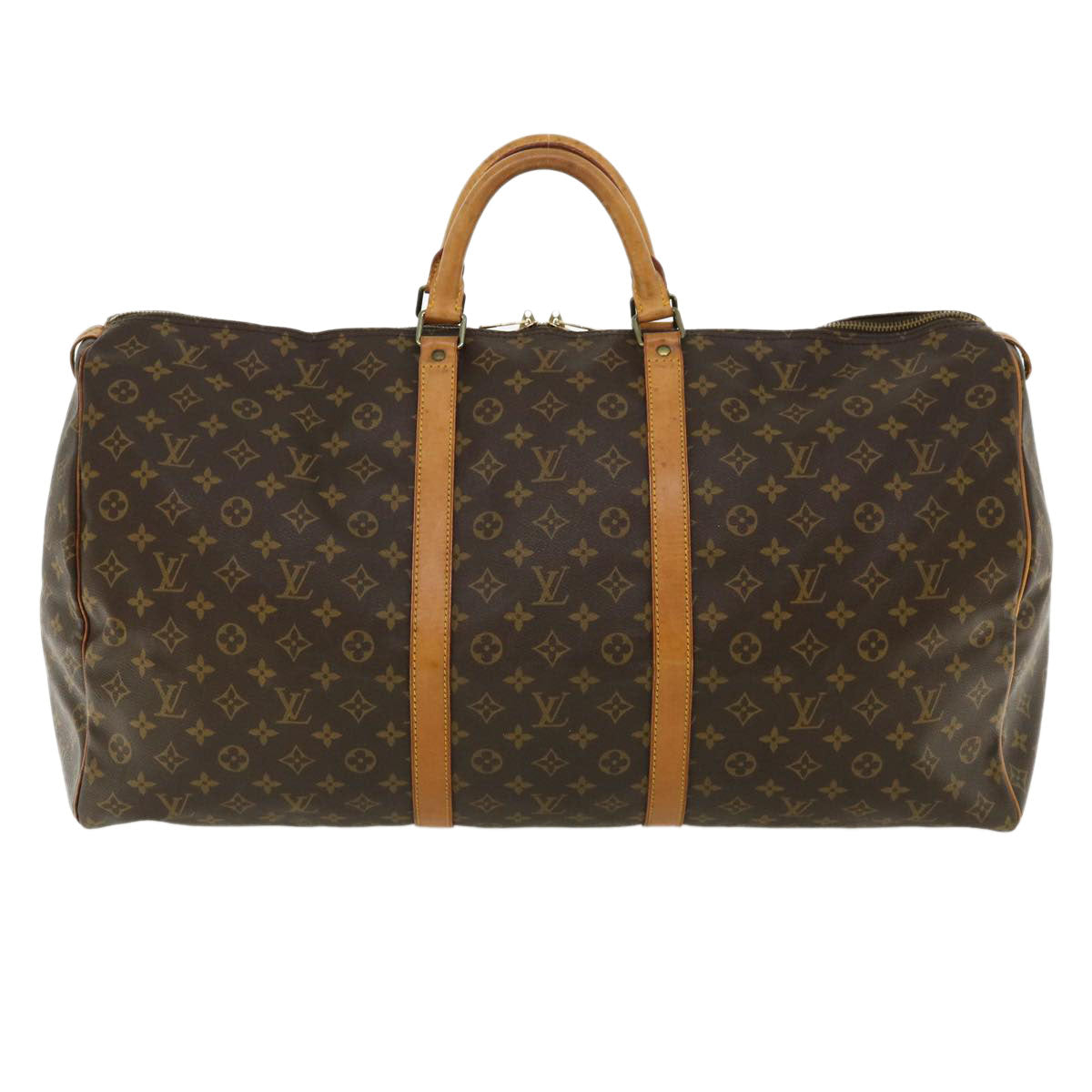 LOUIS VUITTON Monogram Keepall 60 Boston Bag M41422 LV Auth th3029