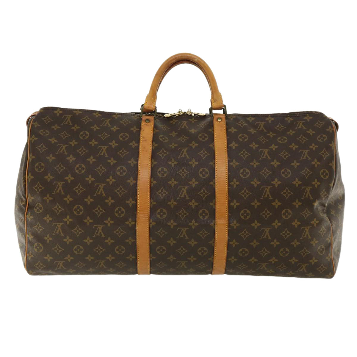 LOUIS VUITTON Monogram Keepall 60 Boston Bag M41422 LV Auth th3029