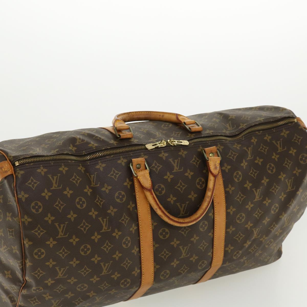 LOUIS VUITTON Monogram Keepall 60 Boston Bag M41422 LV Auth th3029