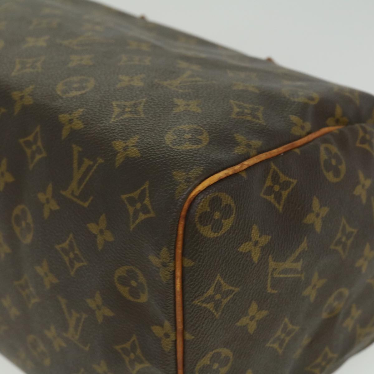 LOUIS VUITTON Monogram Speedy 35 Hand Bag M41524 LV Auth th3051