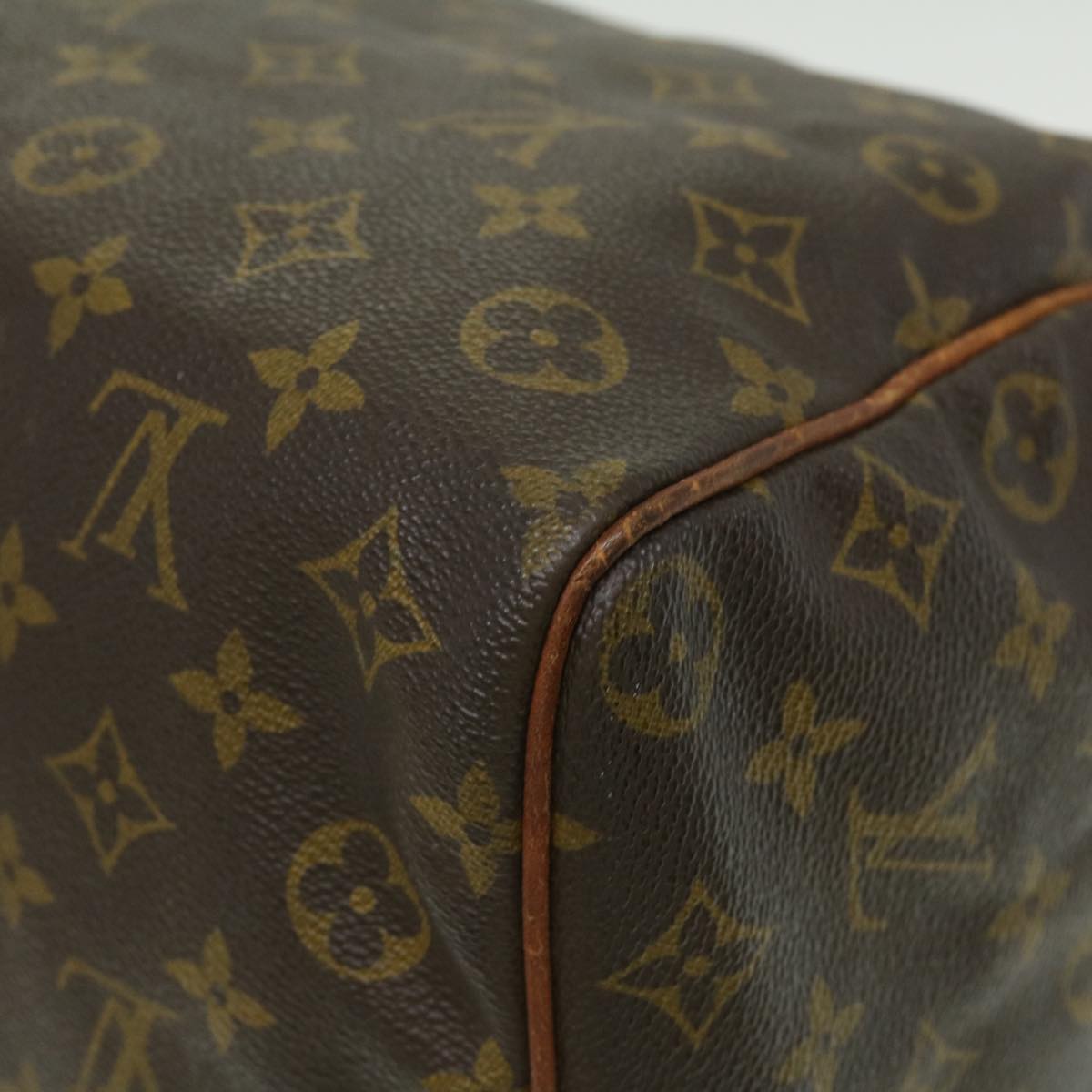 LOUIS VUITTON Monogram Speedy 35 Hand Bag M41524 LV Auth th3051