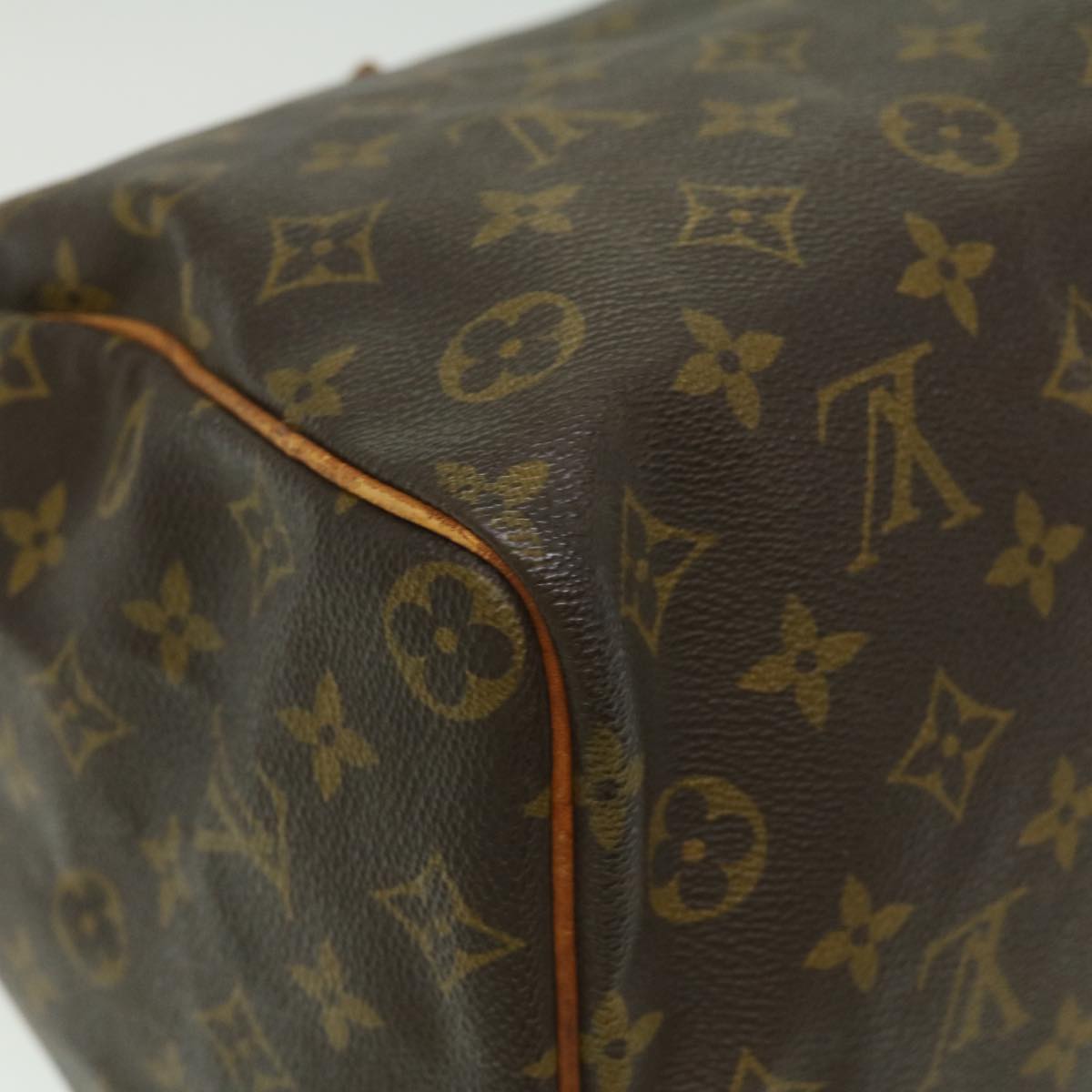 LOUIS VUITTON Monogram Speedy 35 Hand Bag M41524 LV Auth th3051