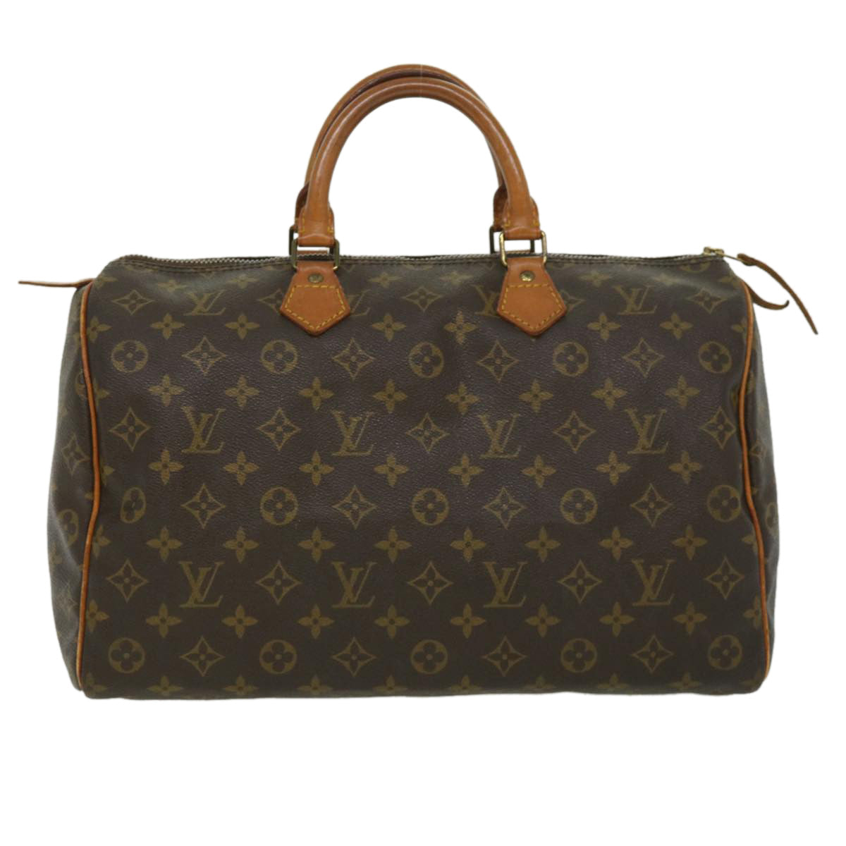 LOUIS VUITTON Monogram Speedy 35 Hand Bag M41524 LV Auth th3051