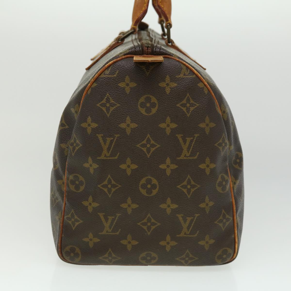 LOUIS VUITTON Monogram Speedy 35 Hand Bag M41524 LV Auth th3051