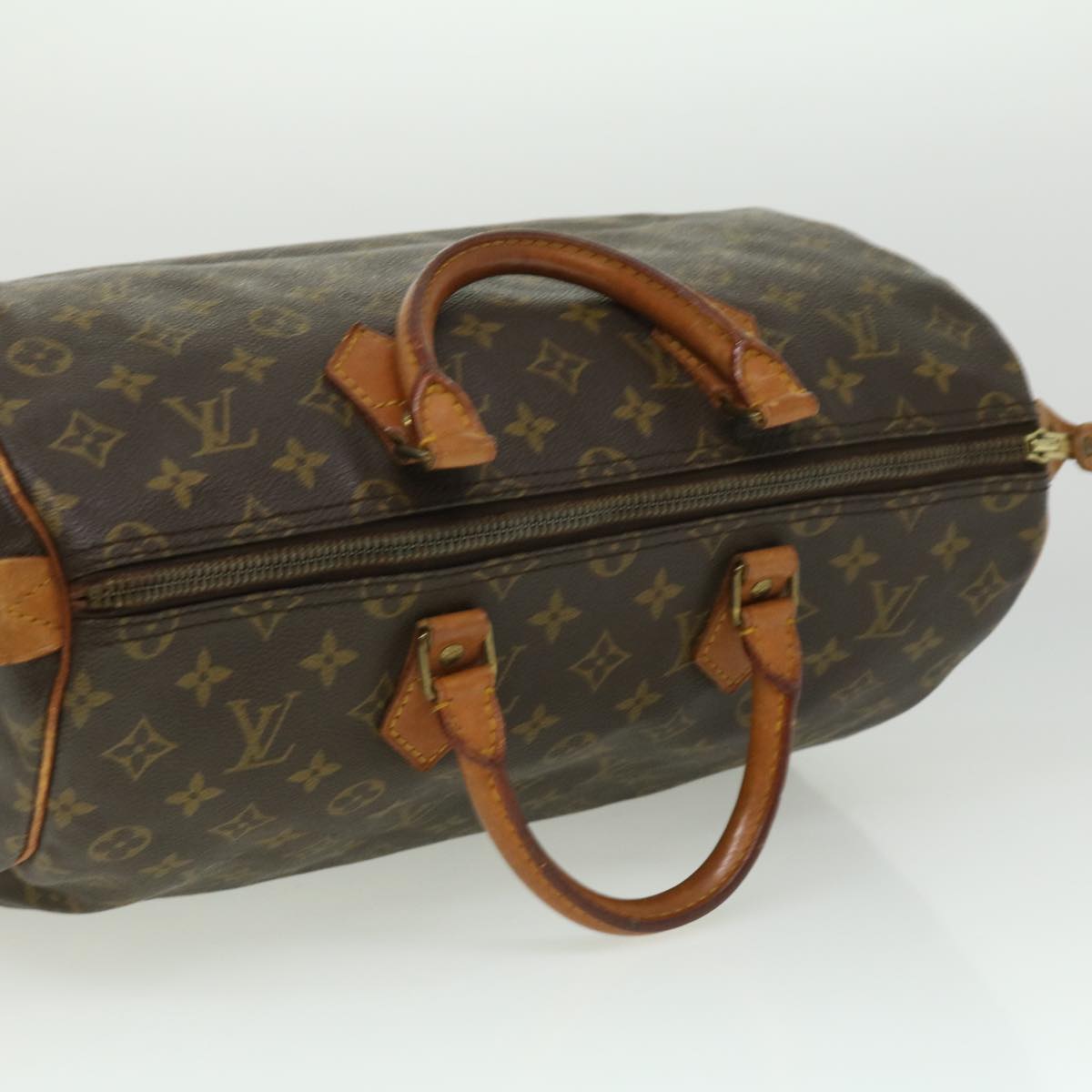 LOUIS VUITTON Monogram Speedy 35 Hand Bag M41524 LV Auth th3051