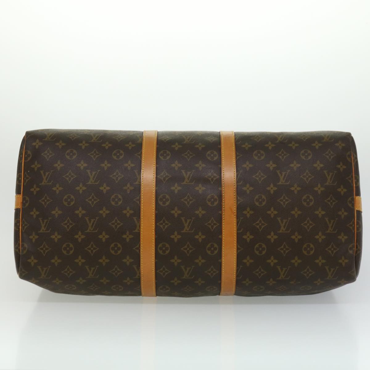 LOUIS VUITTON Monogram Keepall Bandouliere 55 Boston Bag M41414 LV Auth th3060