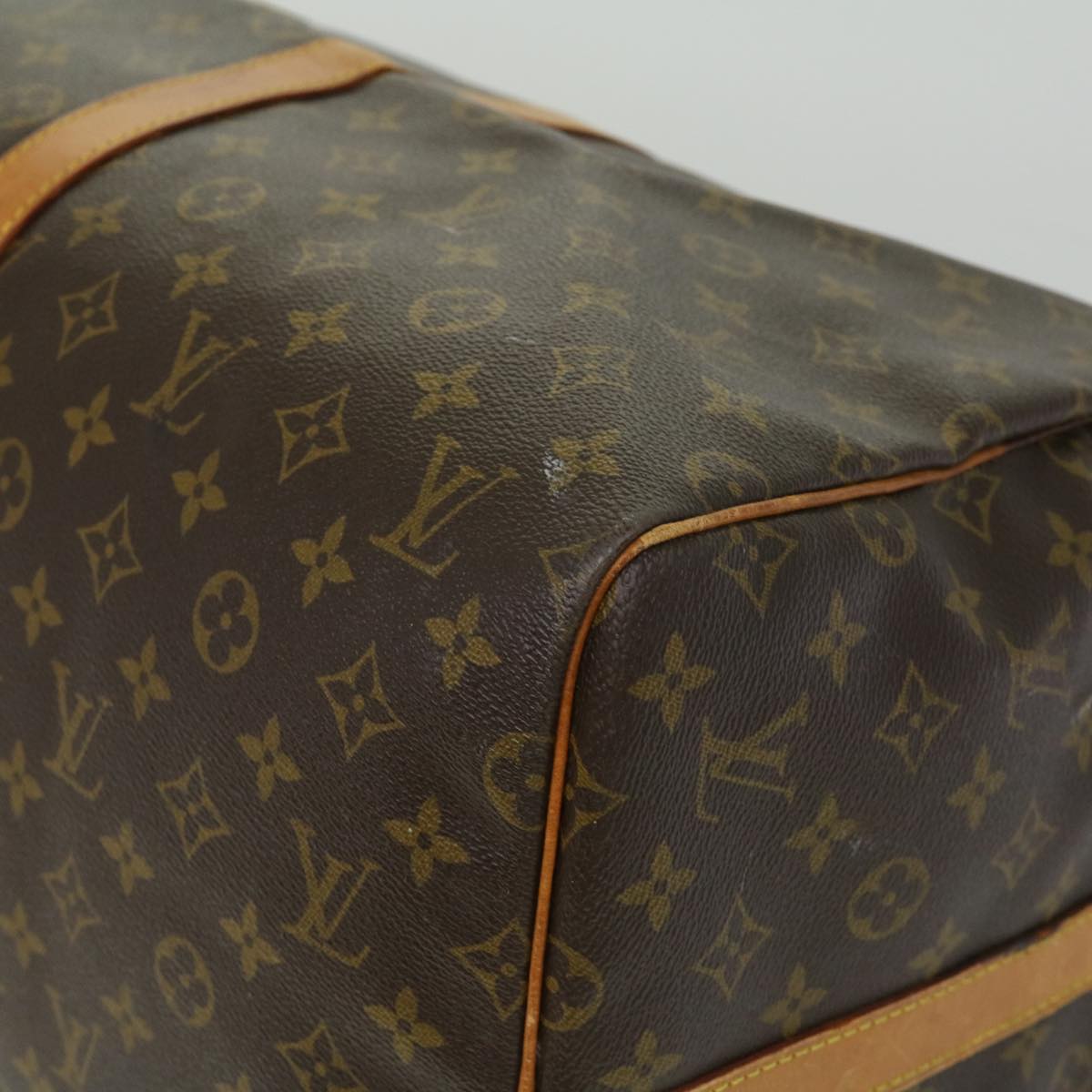 LOUIS VUITTON Monogram Keepall Bandouliere 55 Boston Bag M41414 LV Auth th3060