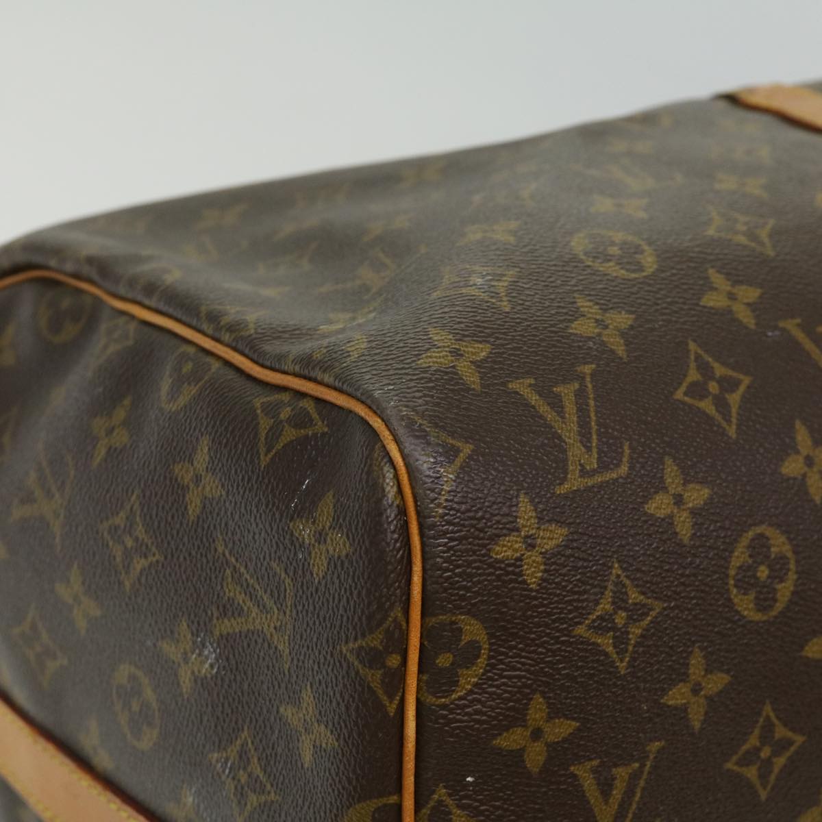 LOUIS VUITTON Monogram Keepall Bandouliere 55 Boston Bag M41414 LV Auth th3060