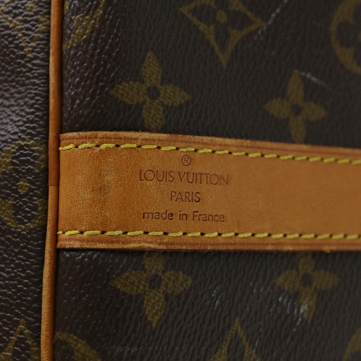 LOUIS VUITTON Monogram Keepall Bandouliere 55 Boston Bag M41414 LV Auth th3060