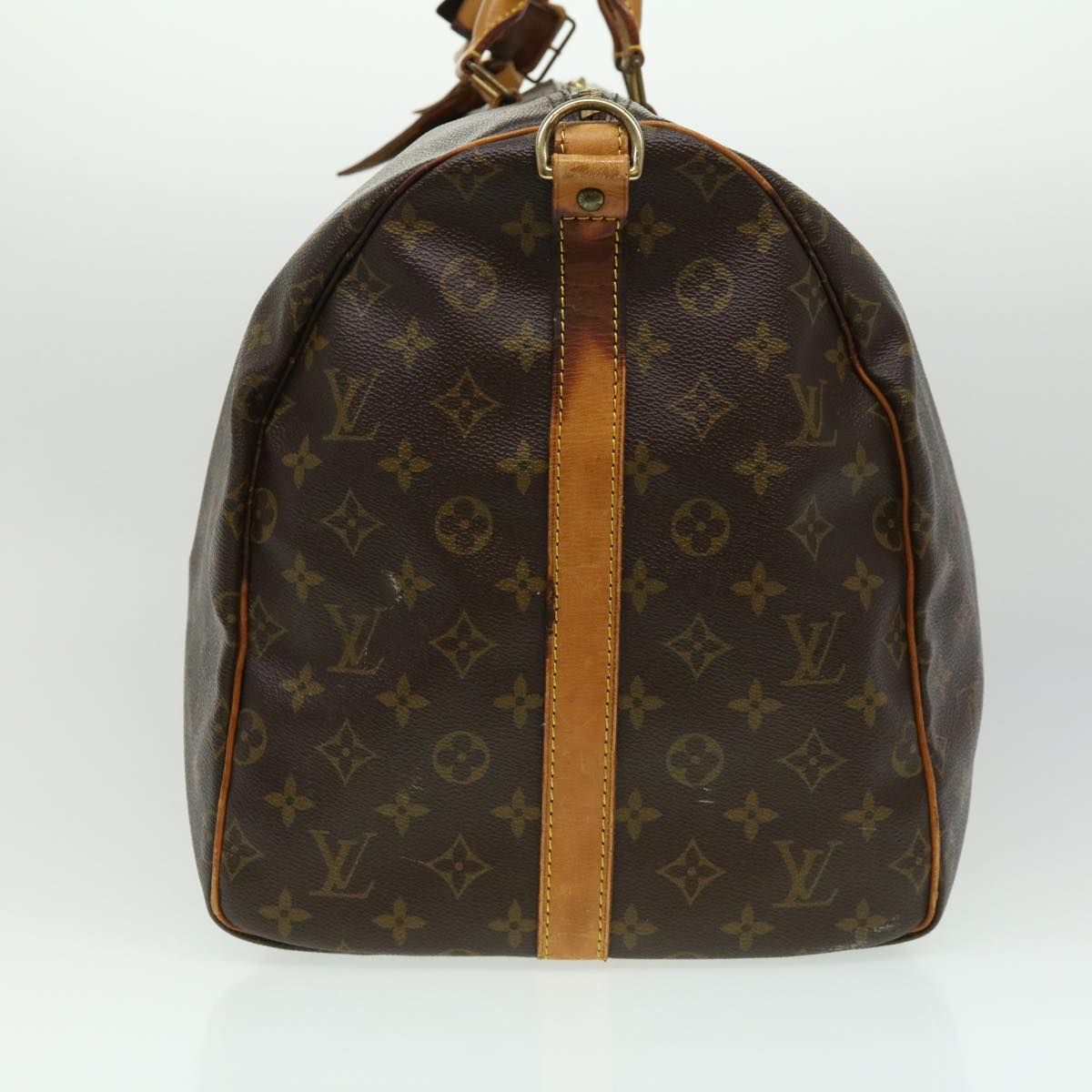 LOUIS VUITTON Monogram Keepall Bandouliere 55 Boston Bag M41414 LV Auth th3060