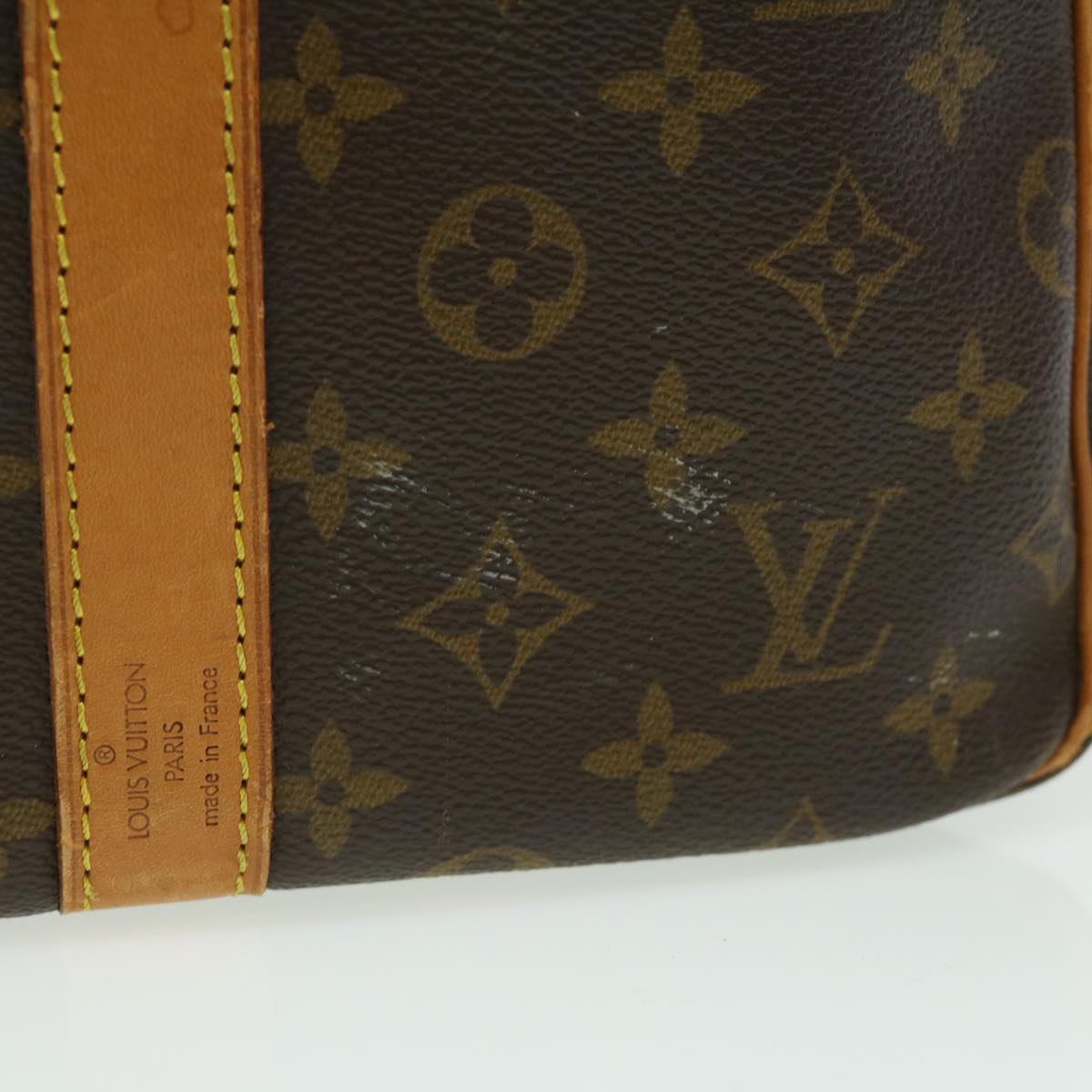 LOUIS VUITTON Monogram Keepall Bandouliere 55 Boston Bag M41414 LV Auth th3060