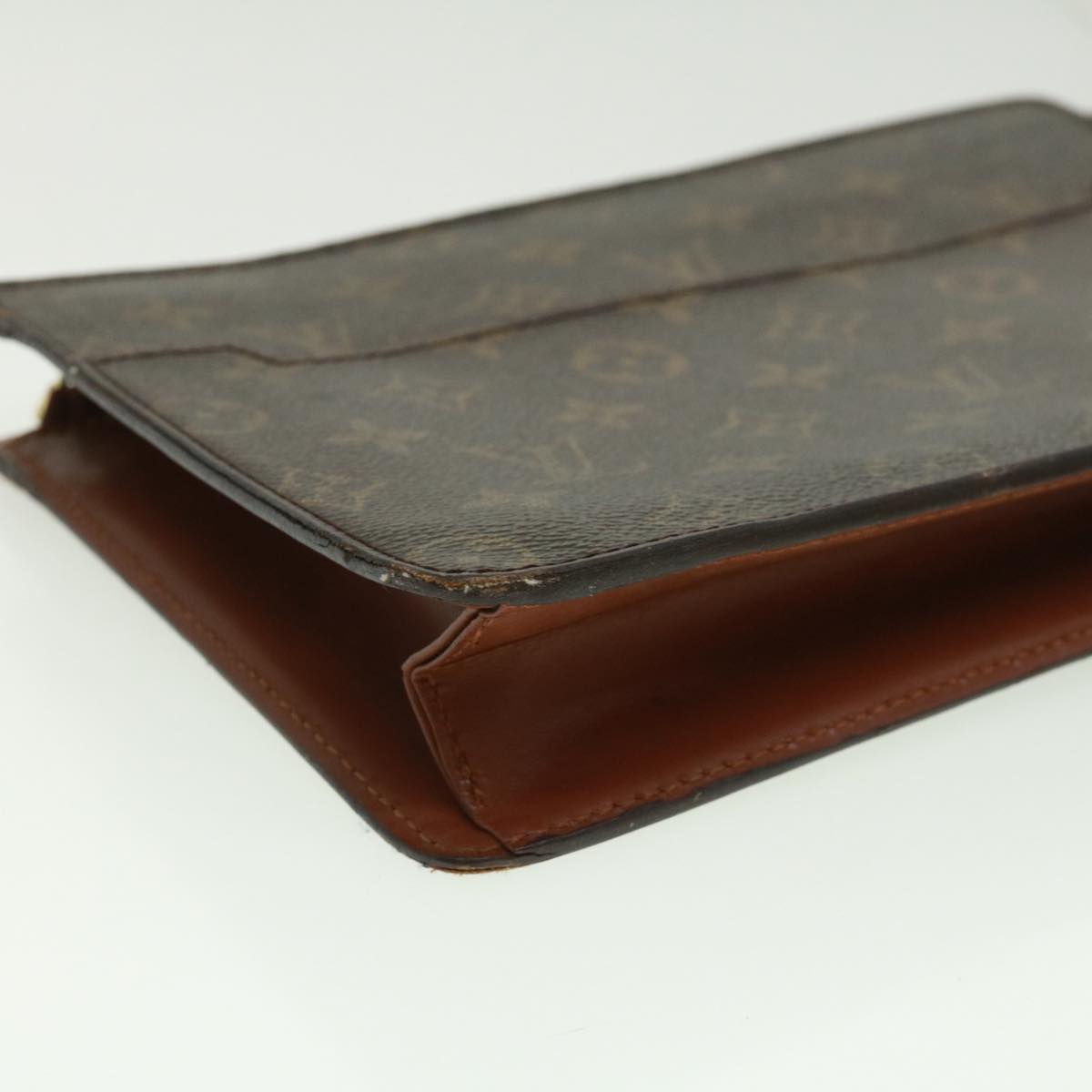 LOUIS VUITTON Monogram Pochette Homme Clutch Bag M51795 LV Auth th3072