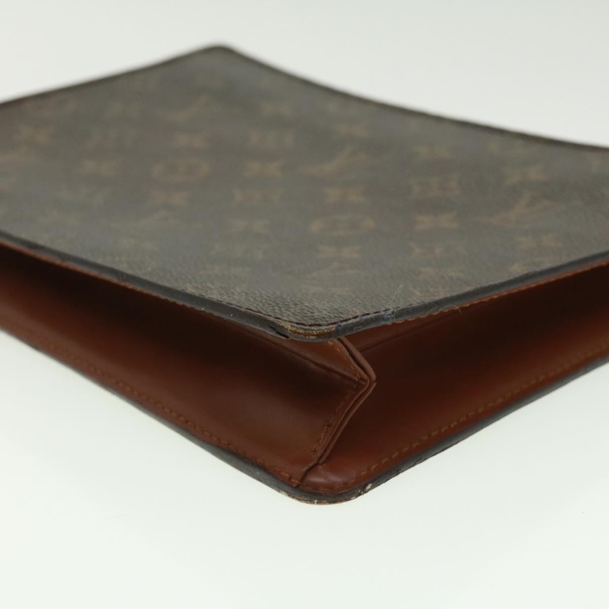 LOUIS VUITTON Monogram Pochette Homme Clutch Bag M51795 LV Auth th3072