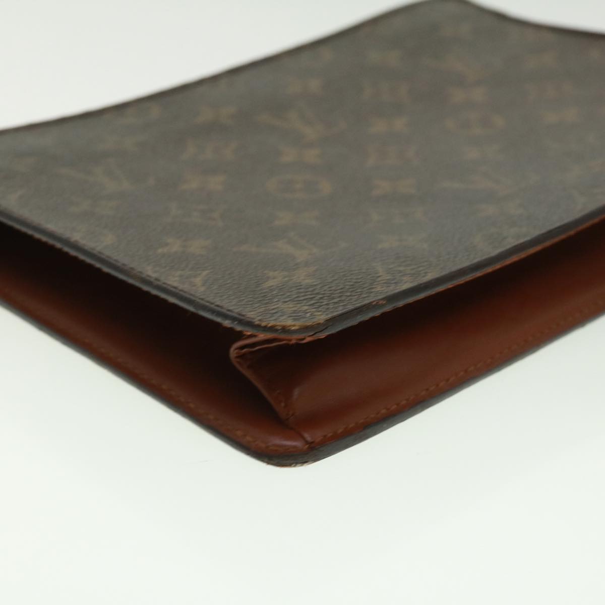 LOUIS VUITTON Monogram Pochette Homme Clutch Bag M51795 LV Auth th3072