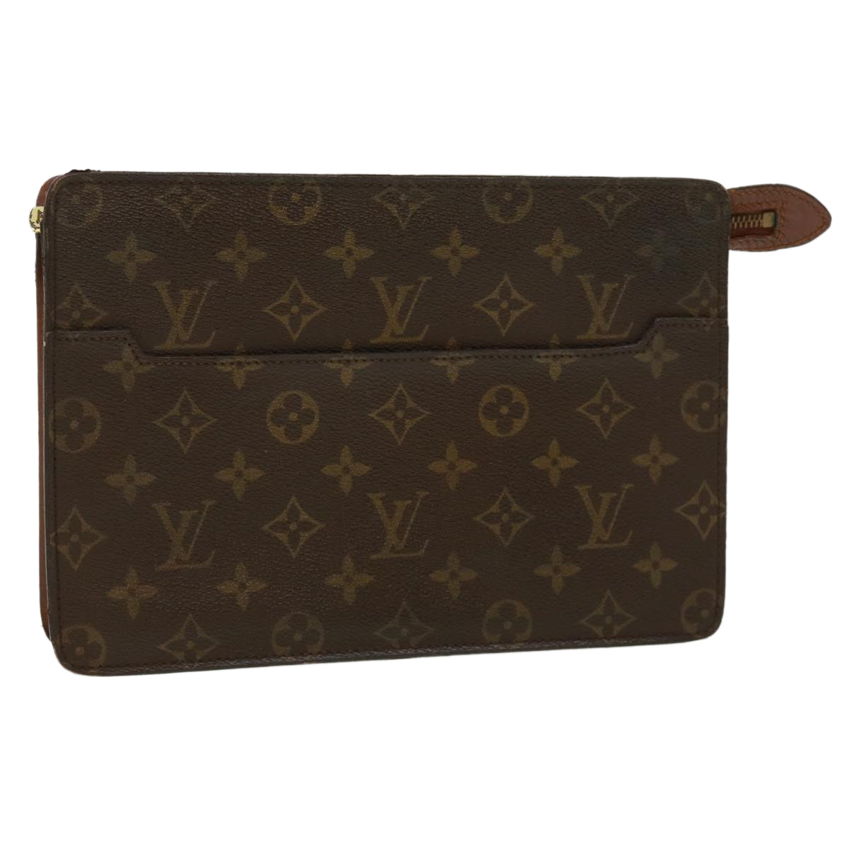 LOUIS VUITTON Monogram Pochette Homme Clutch Bag M51795 LV Auth th3072