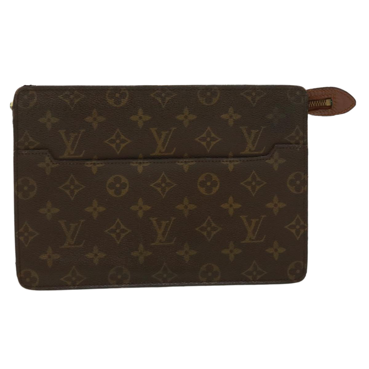 LOUIS VUITTON Monogram Pochette Homme Clutch Bag M51795 LV Auth th3072