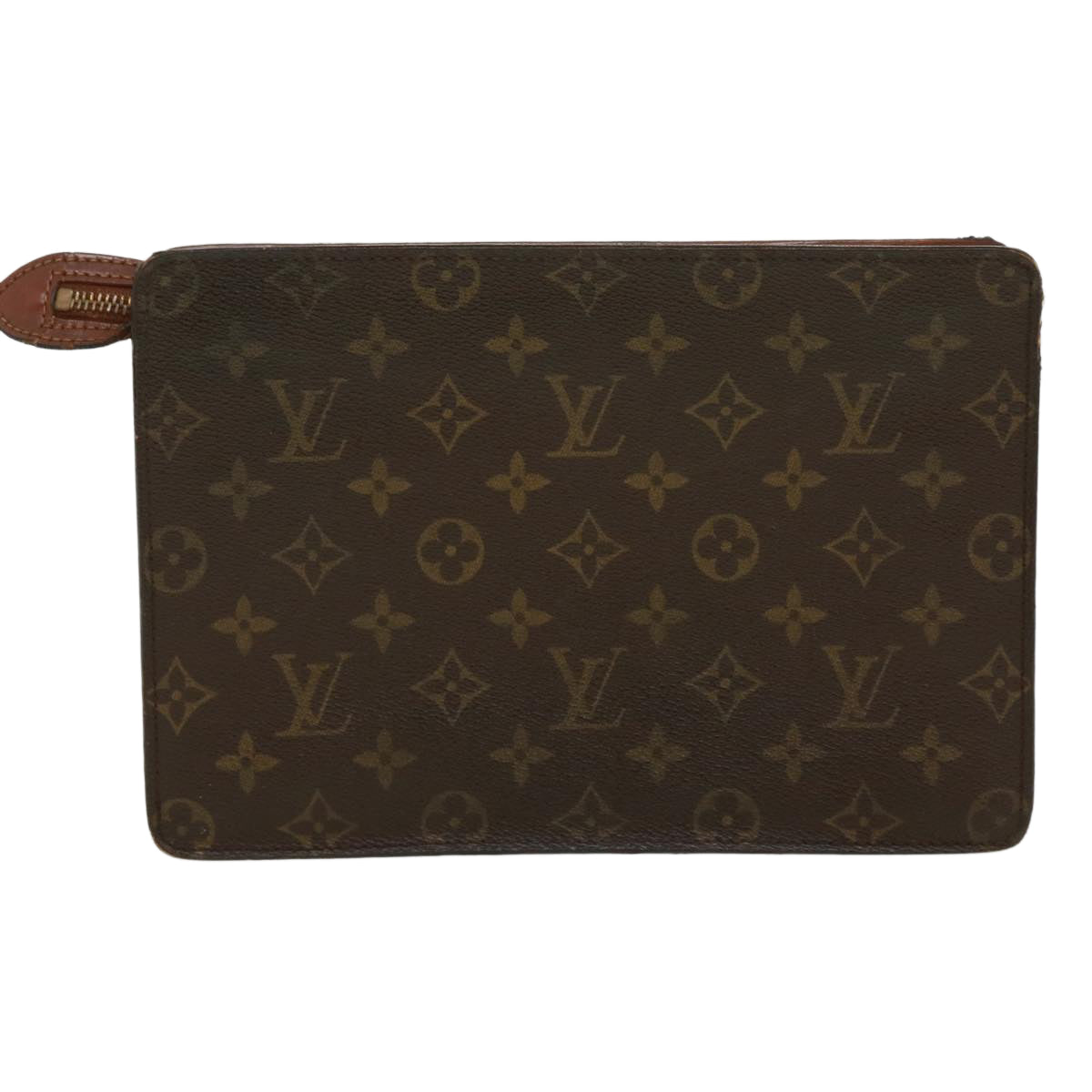 LOUIS VUITTON Monogram Pochette Homme Clutch Bag M51795 LV Auth th3072 - 0