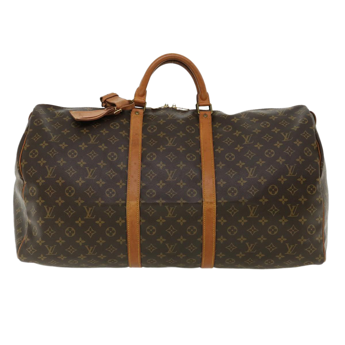 LOUIS VUITTON Monogram Keepall 60 Boston Bag M41422 LV Auth th3078