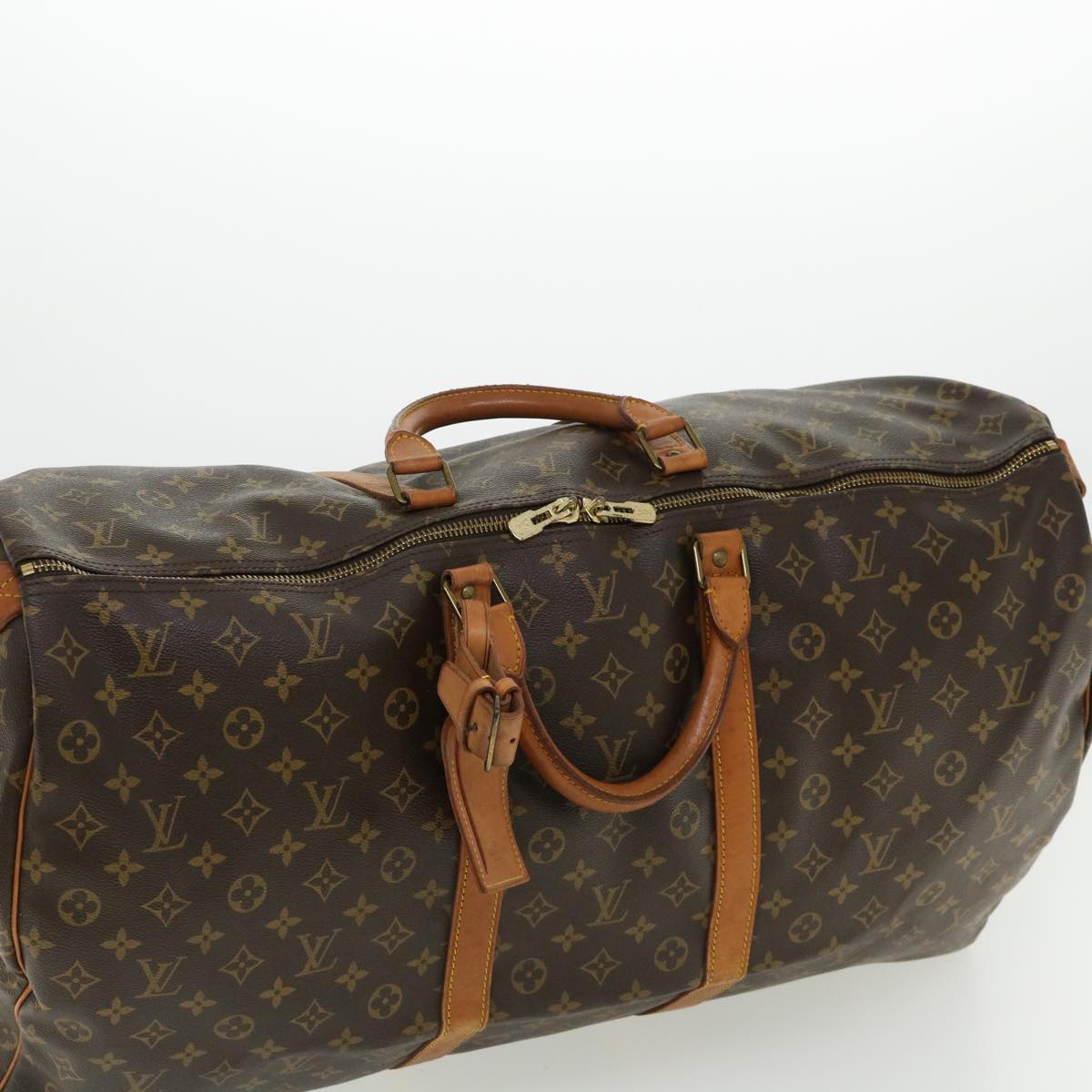 LOUIS VUITTON Monogram Keepall 60 Boston Bag M41422 LV Auth th3078