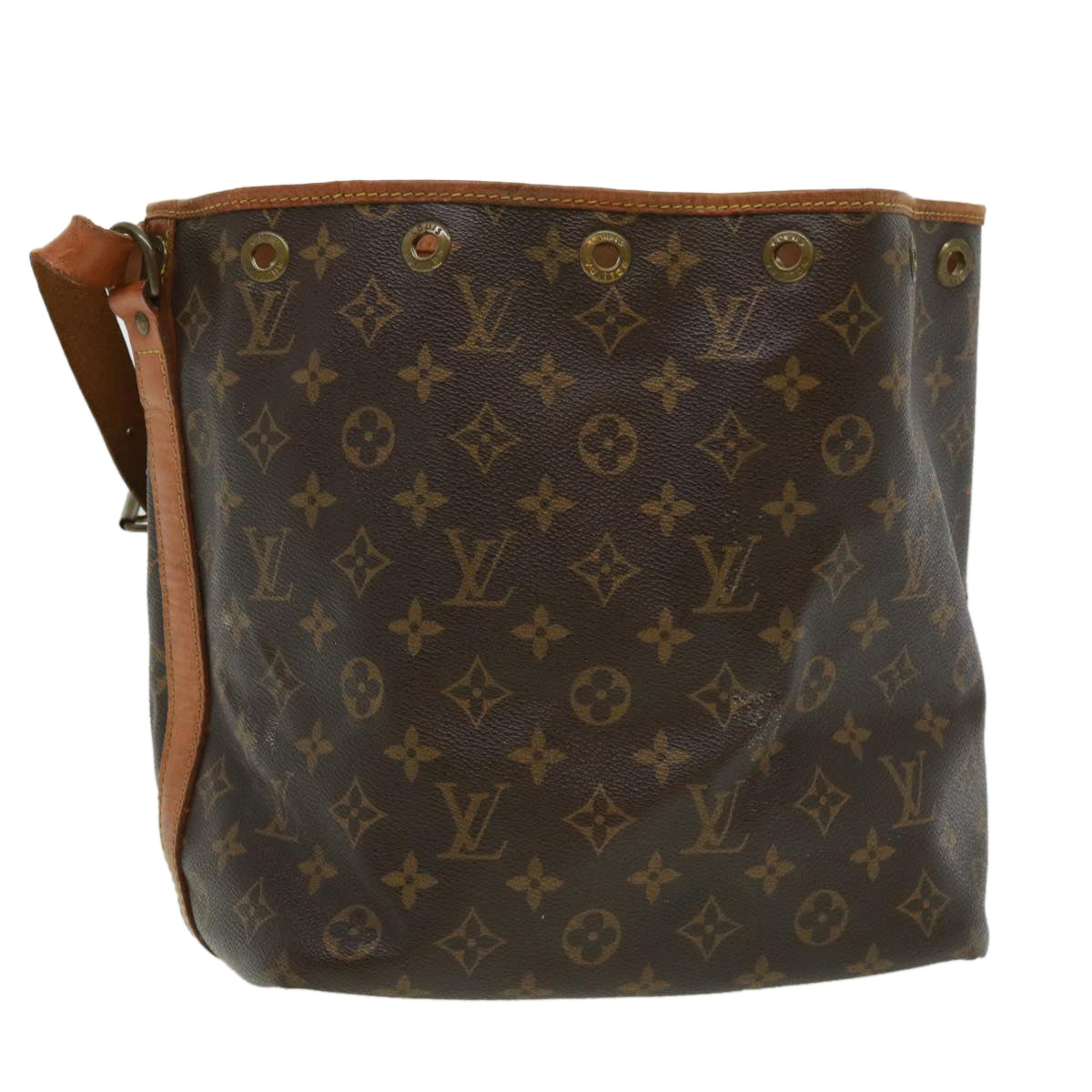 LOUIS VUITTON Monogram Petit Noe Shoulder Bag M42226 LV Auth th3084