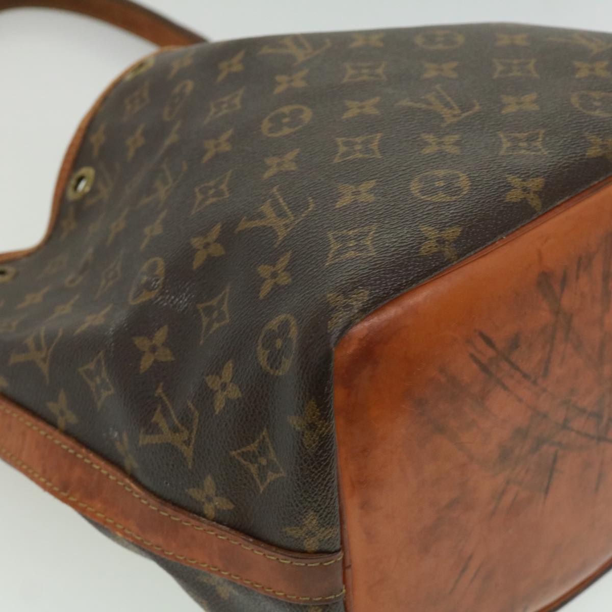 LOUIS VUITTON Monogram Petit Noe Shoulder Bag M42226 LV Auth th3084