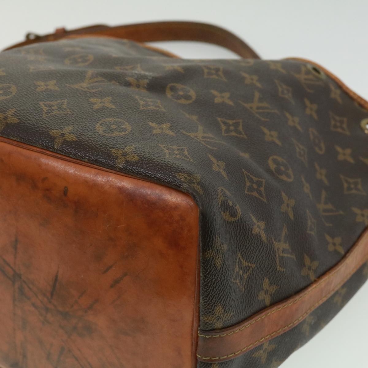 LOUIS VUITTON Monogram Petit Noe Shoulder Bag M42226 LV Auth th3084