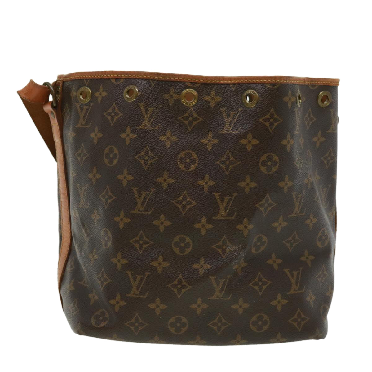 LOUIS VUITTON Monogram Petit Noe Shoulder Bag M42226 LV Auth th3084