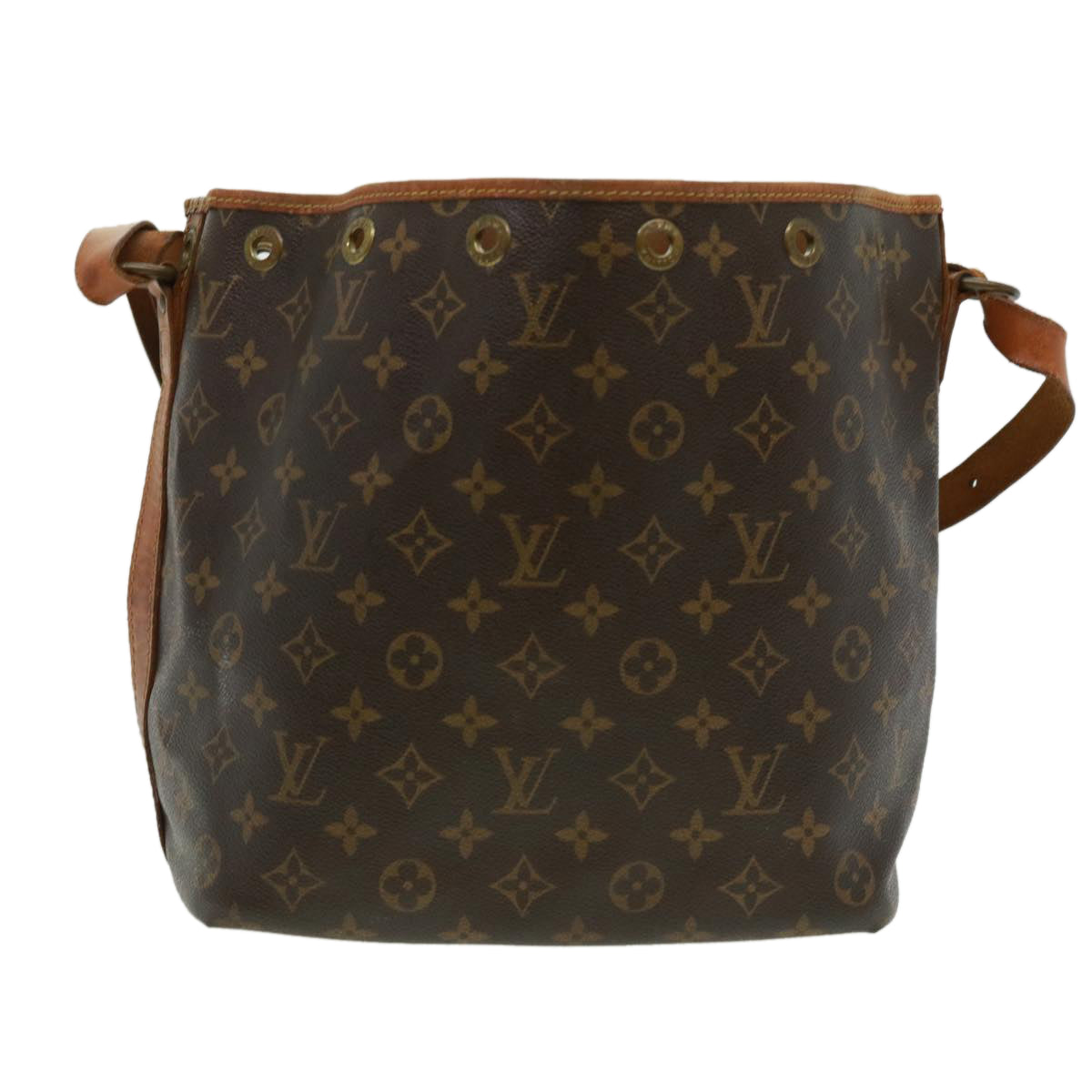 LOUIS VUITTON Monogram Petit Noe Shoulder Bag M42226 LV Auth th3084