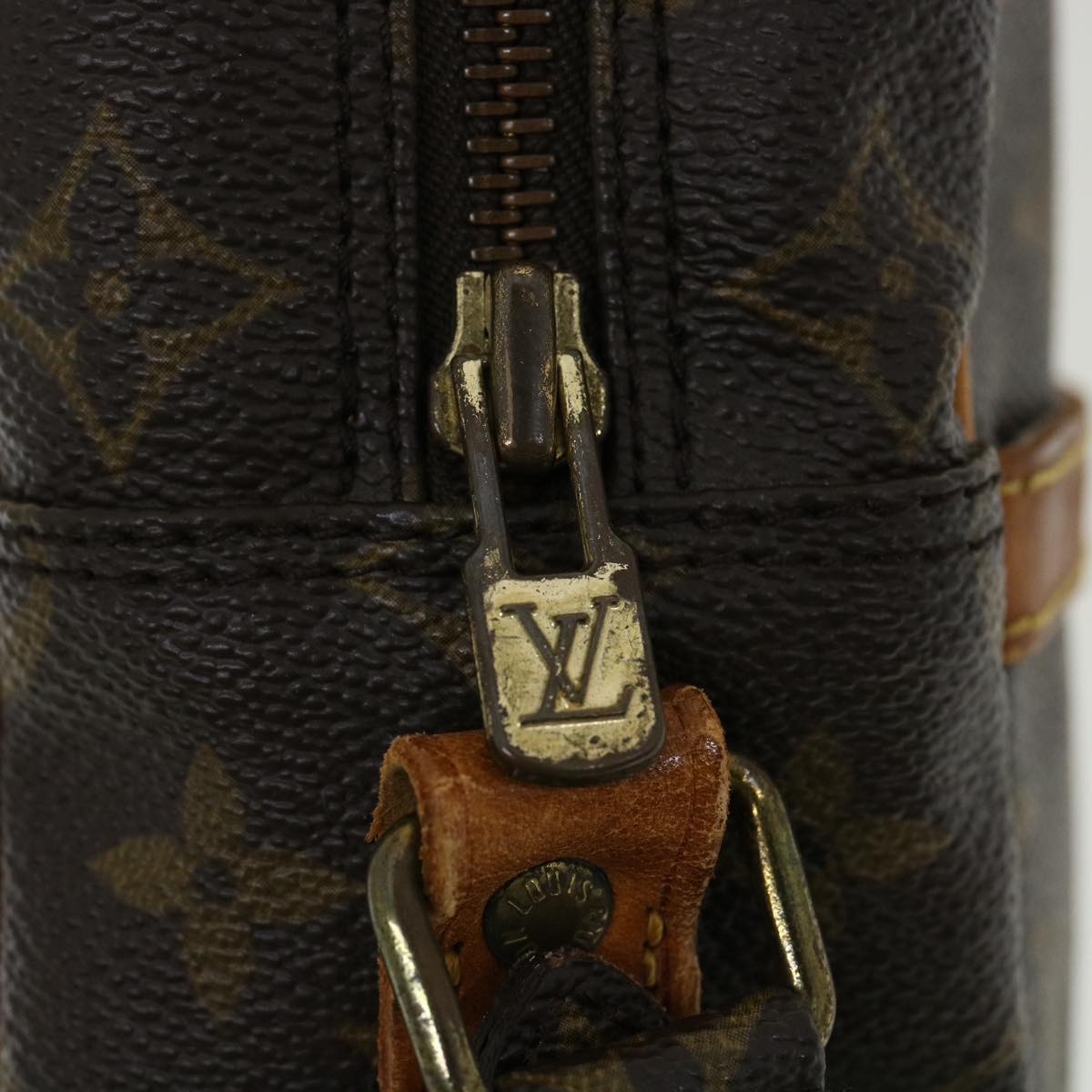 LOUIS VUITTON Monogram DanubeMM Shoulder Bag M45264 LV Auth th3091