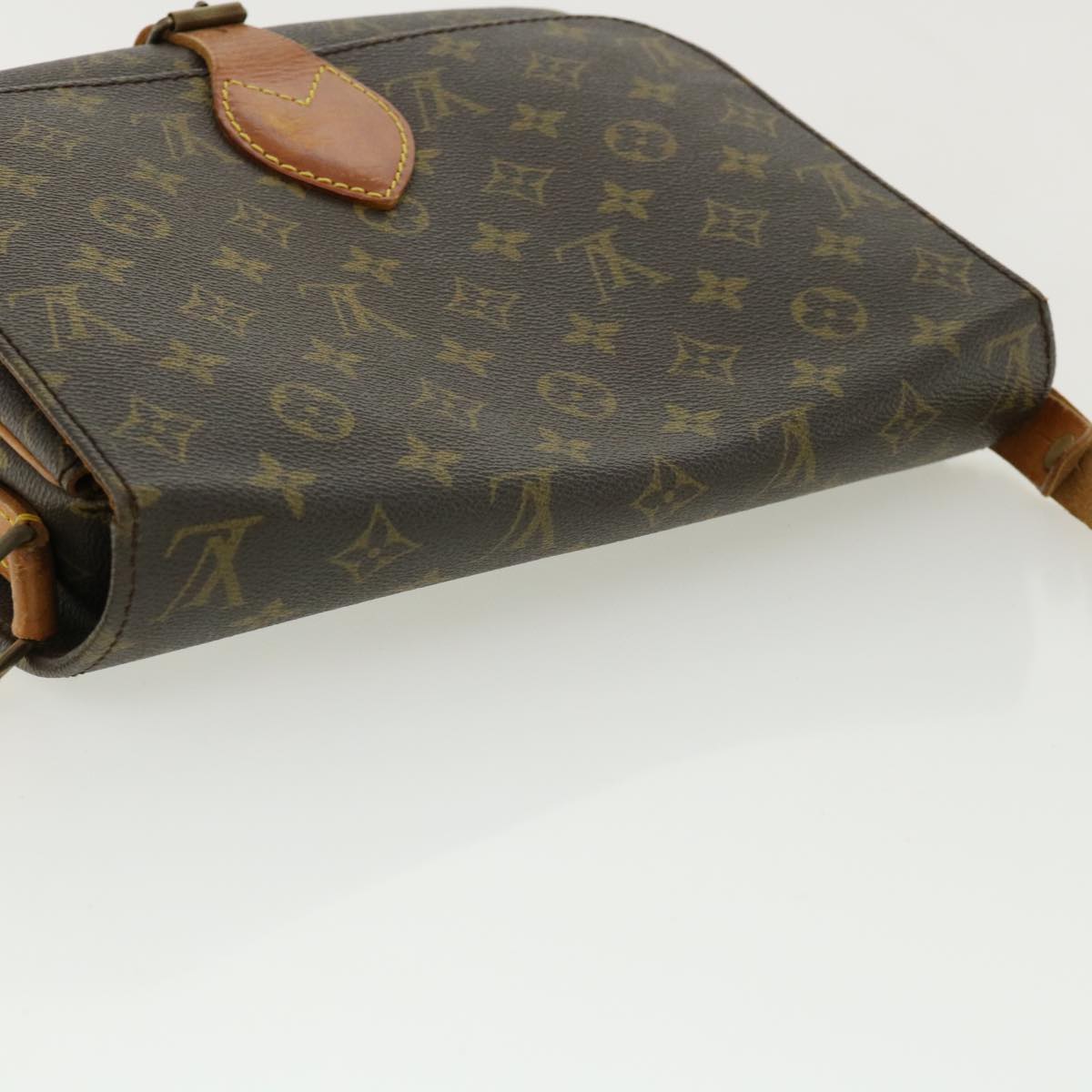 LOUIS VUITTON Monogram Cartouchiere GM Shoulder Bag Vintage M51252 Auth th3104