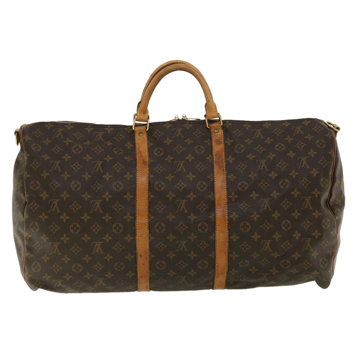 LOUIS VUITTON Monogram Keepall Bandouliere 60 Boston Bag M41412 LV Auth th3138