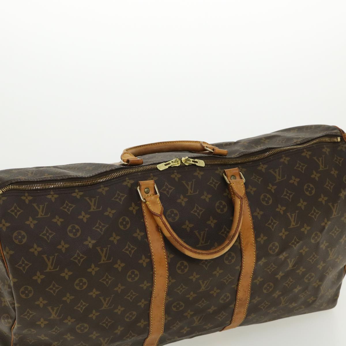 LOUIS VUITTON Monogram Keepall Bandouliere 60 Boston Bag M41412 LV Auth th3138